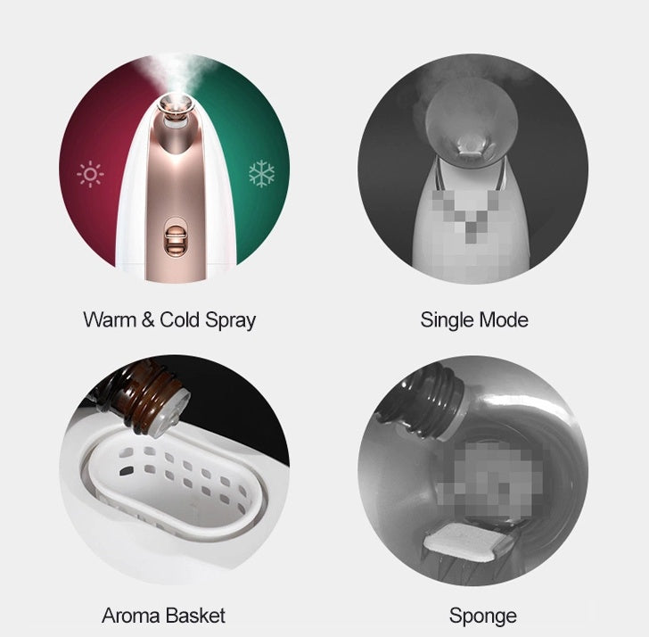 Hot and Cold Nano Spray Face Steamer
