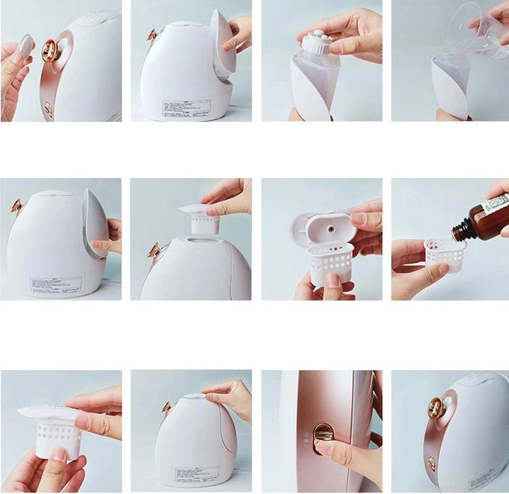 Hot and Cold Nano Spray Face Steamer
