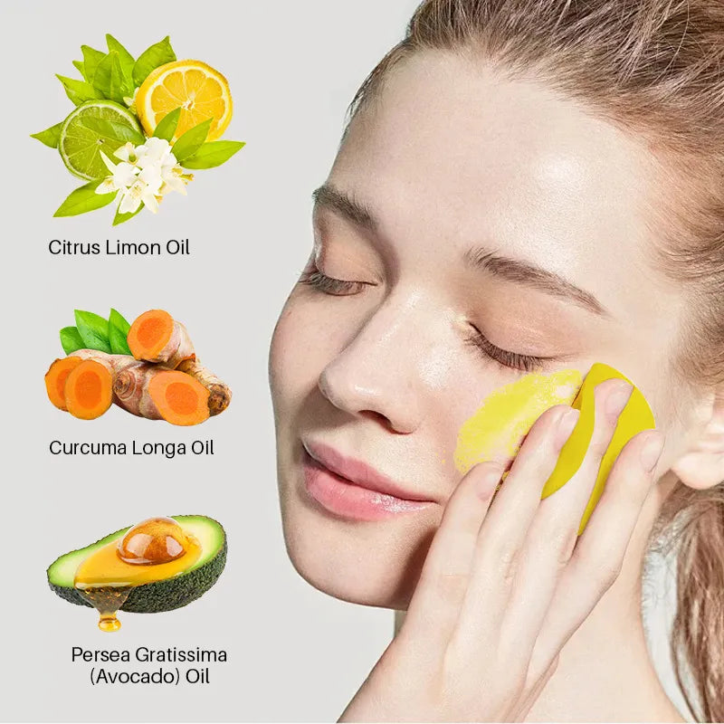 Turmeric Exfoliating Cleansing Pads – Brighten, Smooth, and Glow