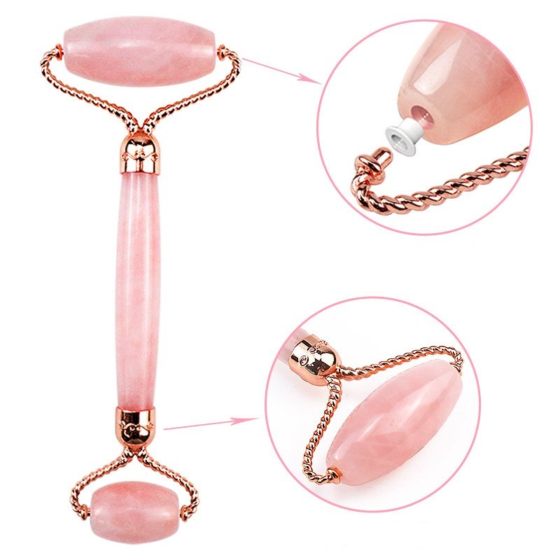 Pink Crystal Butterfly Roller Gift Set