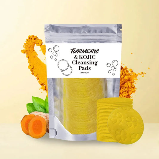 Turmeric Exfoliating Cleansing Pads – Brighten, Smooth, and Glow