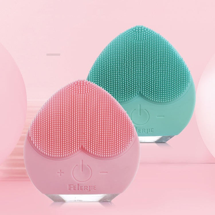 Electric Silicone Cleansing Brush – Ultrasonic Vibration for a Deeper Clean